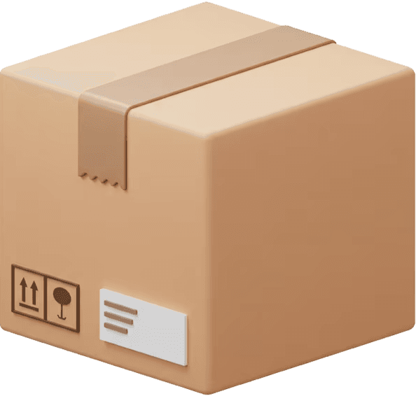 S kraft shipping box