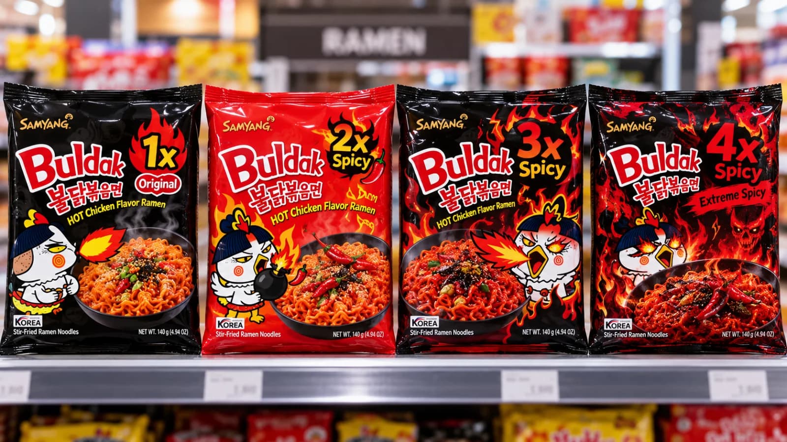 Buldak Spice Levels: Complete Guide to 2026 Rankings, Scoville & Who Should Try Each