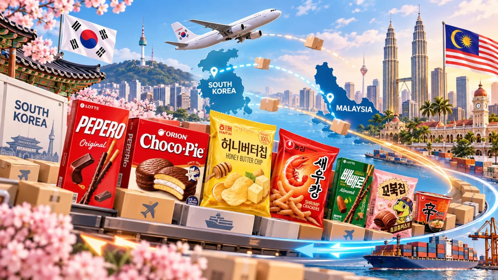 Korean Snacks Delivery Malaysia: KL to Johor in 2026